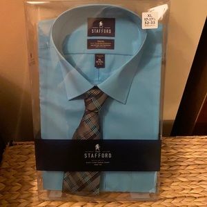 Dress Shirt with Tie